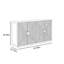 Armoire d'appoint rétro multicouches