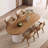 Nordic solid wood oval dining table-102515434