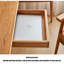 Bureau moderne en bois massif L