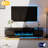 69"Media Console For TVs Up To 80" With Electric Fireplace, Large TV Stand with Led Light-832953273