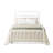 Vintage Style Metal Platform Bed Frame With Arch-Design Headboard and Footboard-145540711-145540697