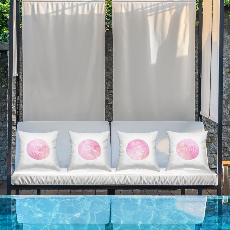 Housse et insert de coussin décoratif en polyester pour intérieur / extérieur par Christine Zalewski