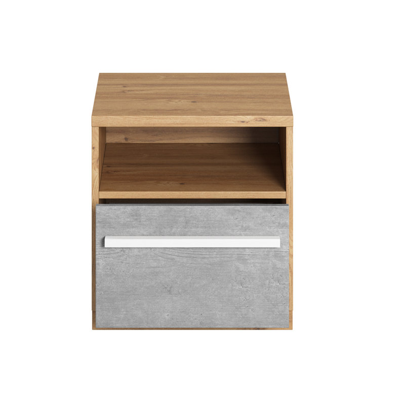 Lenart 1 Drawer Bedside Table