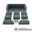  89.76'' Square Arm Sofa-1773680355