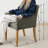 Beste Upholstered Solid Wood Dining Armchair-110651387