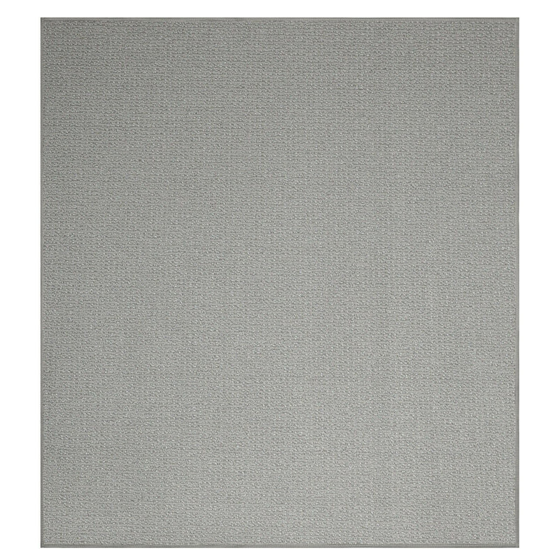 Giancarlos Iconic Gray Area Rug, Square 2'