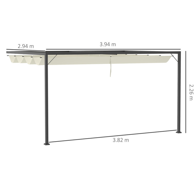 Acquaviva 4 x 3(m) Metal Patio Gazebo