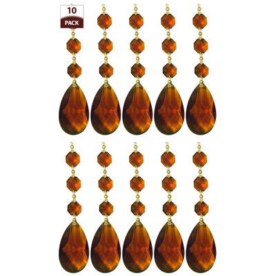 Lustre de remplacement en cristal à trois billes