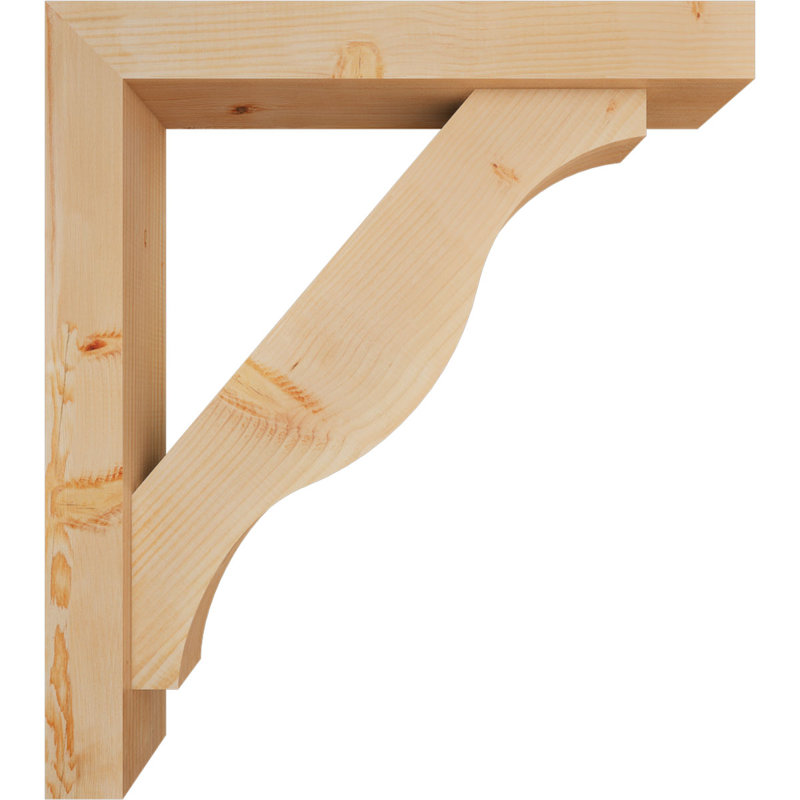 Support Funston Block avec support décalé, Sapin Douglas de l 5 1/2 po (lisse), 36 x 32