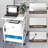 23.6 x 19.7 x 29.5 inches Large Printer Stand Printer Desk with Adjustable Storage Shelf on Wheels-105896617