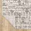Tapis géométrique ivoire / gris Gwern-1738046910