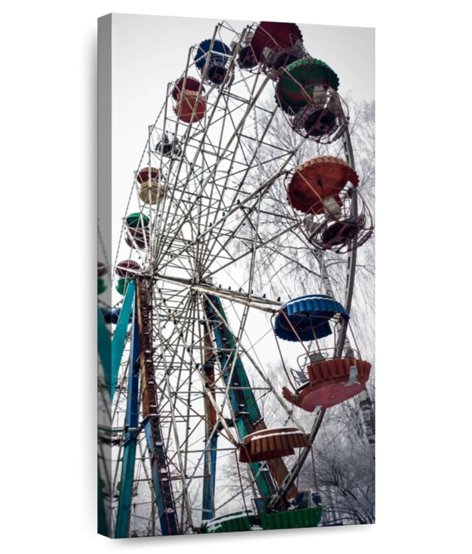 La roue du diable en Lituanie, H 36 po x l 18 po