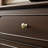 Retro style solid wood TV cabinet