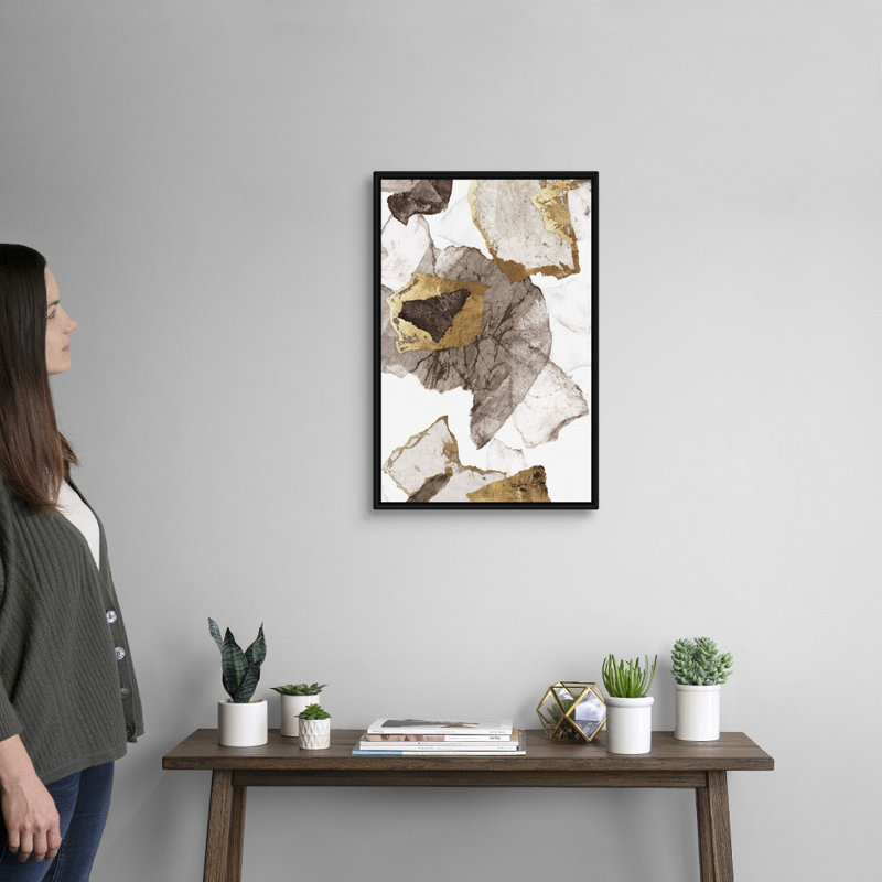 Amplifié II - reproduction d'art sur toile, Cadre noir, H 26 po x l 18 po x P 1,75 po