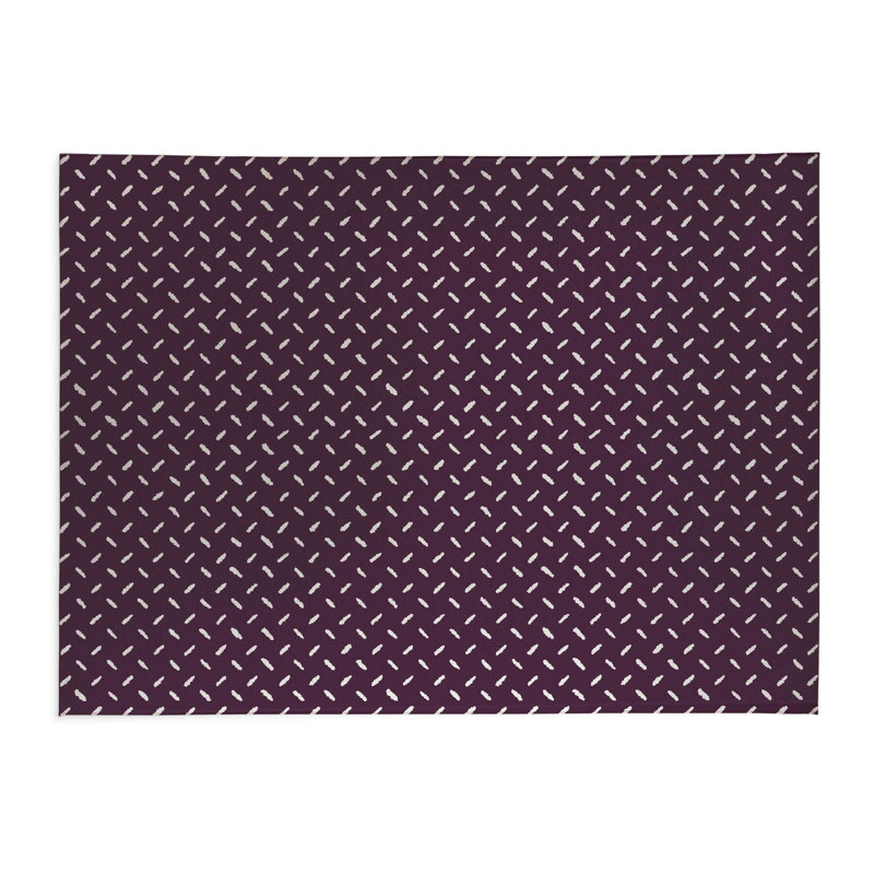 Tapis de cuisine Kat, Aubergine, Rectangle 5 pi x 7 pi