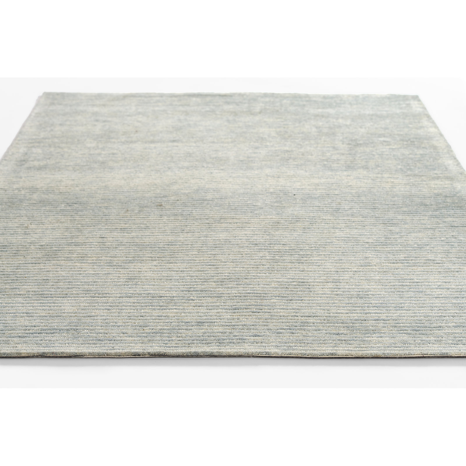  Charles Hand Tufted Wool Striped Blue Area Rug 5' X 8', 8' X 10'