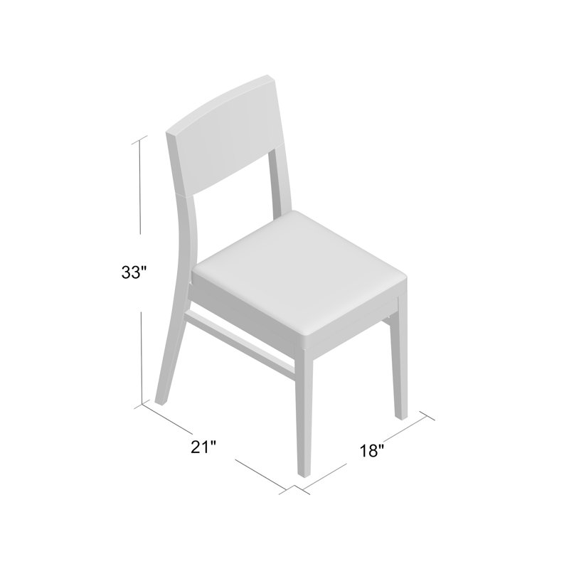 Upholstered Beech Side Chair