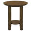 Table de bout Crispin Brown 22 po