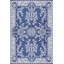Tapis intérieur / extérieur oriental en polypropylène bleu Garland - réversible, résistant aux rayons UV-1035738260