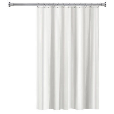 Rideau de douche simple en microfibre Ella
