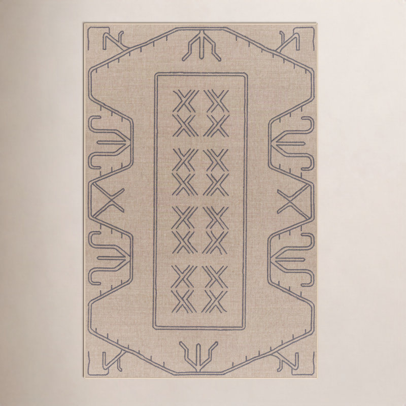 Tapis brun clair Keld, Rectangle 4 pi x 6 pi