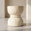 Table d'appoint d'extérieur avec texture de pierre, table d'appoint en béton MGO, tabouret de jardin moderne pour terrasse-126609798
