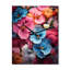 Horloge murale moderne Gustavus - Pansies-1205117159
