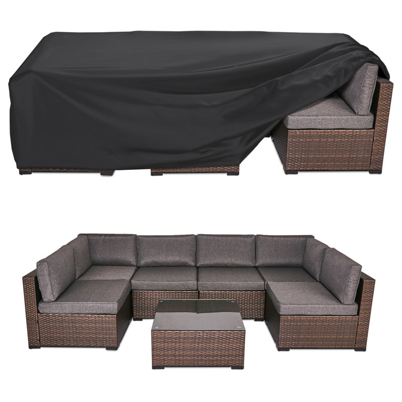 Waterproof Outdoor Furniture Covers For Patio Furnitures, 28" H x 110" W x 84" D
