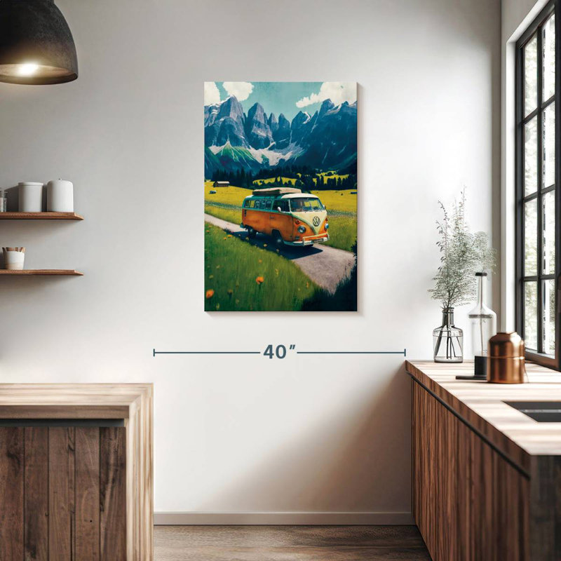 Mehar RV Through The Alps, 36" H x 24" W