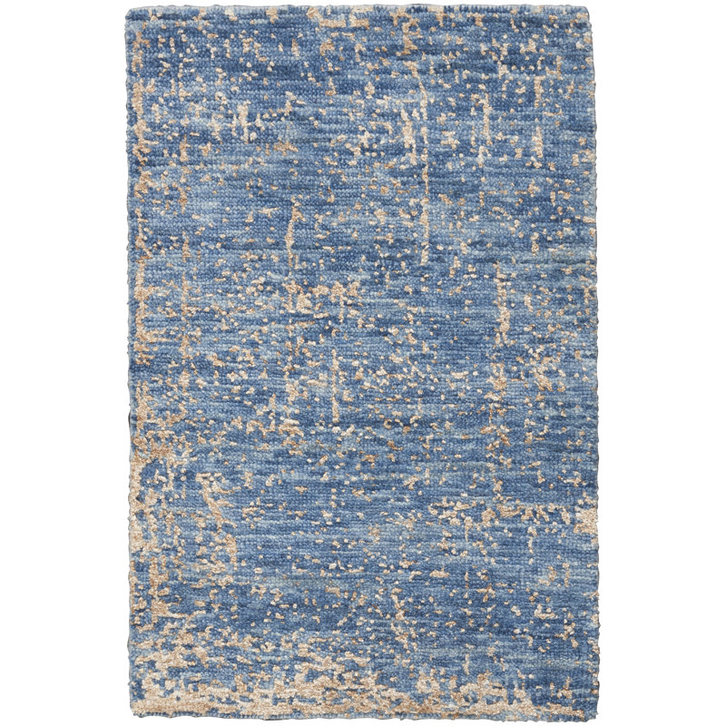 Abstract Hand Woven Area Rug, Rectangle 2' x 3'