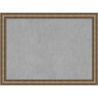 Tableau magnétique angulaire à cadre en bronze