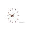 Sunset Solid Wood, Metal Analog Wall Clock-1808150452