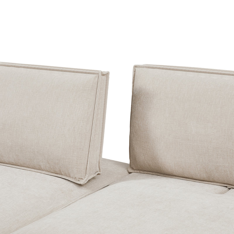 99" Upholstered Sofa, Beige