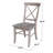 Bellmead Solid Wood Cross Back Side Chair-274613921