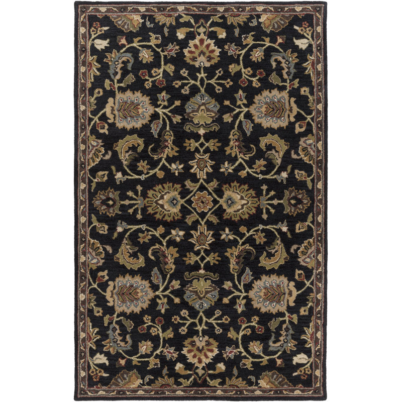 Tapis en laine touffeté Rathburn, Rectangle 6 pi x 9 pi