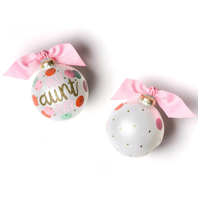 Ornement boule en verre best tante