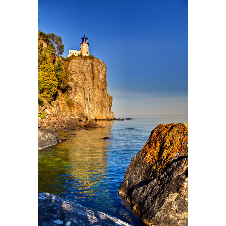 Lighthouse by Kingoftreno - Wrapped Canvas Print