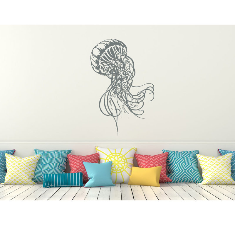 Animals Non-Wall Damaging Wall Decal, Grey