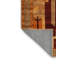 Tapis art déco brun lavable à la machine-1031845344