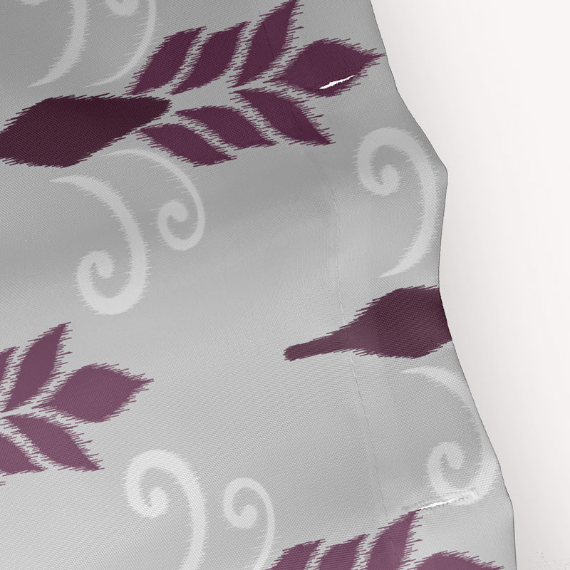 Floral Shower Curtain, Purple