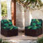 Housses de coussin de patio extensibles, housses de canapé d'extérieur à fond élastique lavable, protecteur de meubles de remplacement pour siège de canapé-128948058-128948062