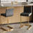 Antigone Upholstered Counter Stool with Metal Frame-2089512590-2089512593