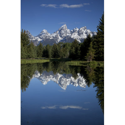 Lake And Mountains - Wrapped Canvas Print
