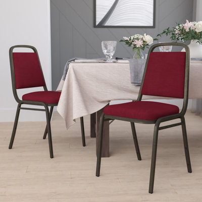 Chaise de banquet empilable à dossier trapézoïdal Jdan