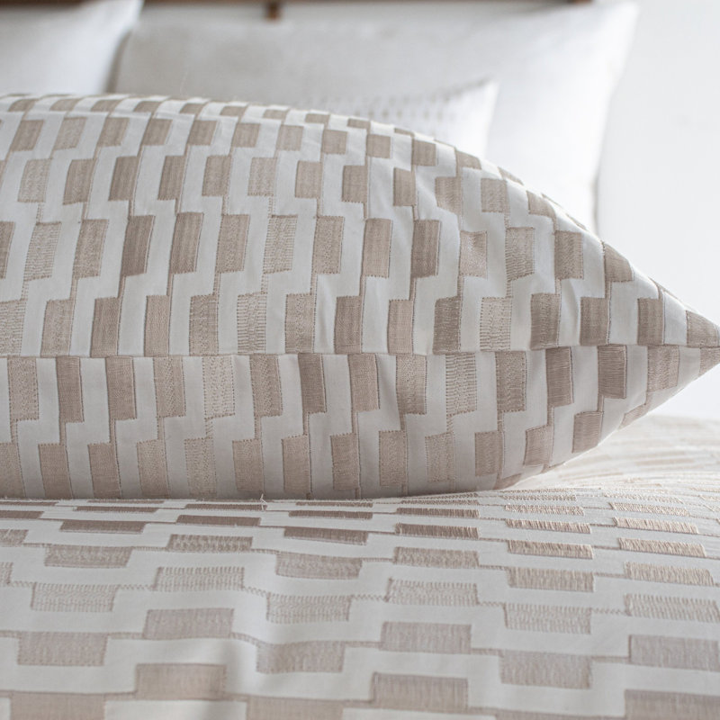 Ingot Square Pillow Cover & Insert, Palladium
