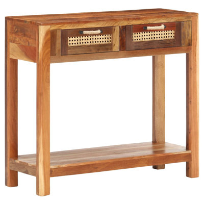 Farthing 86cm Solid Wood Console Table