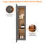 Armoire murale de style shaker blanc antique antique pré-assemblée en l 9 po x 12 po x H 30 po Homeibro Cozy Design-926327726-925975460