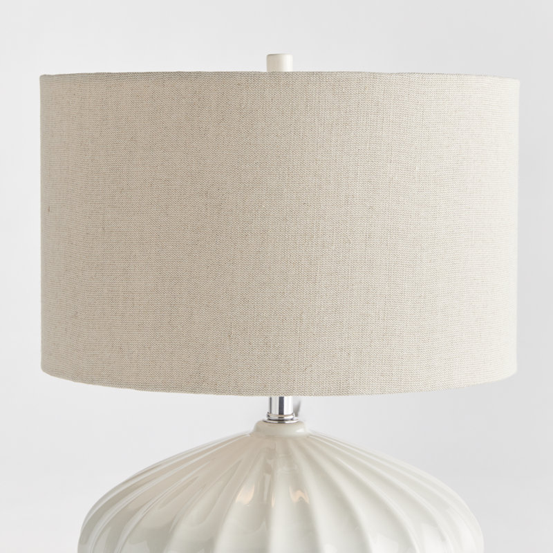 Raemoore Curved Ceramic Table Lamp