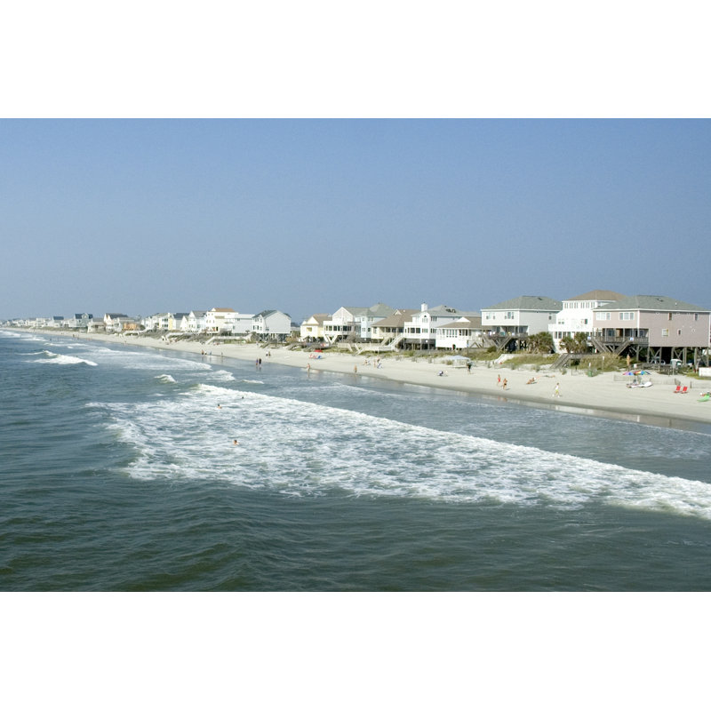 Surfside Beach SC - Wrapped Canvas Print, 81cm H x 122cm W x 3.8cm D