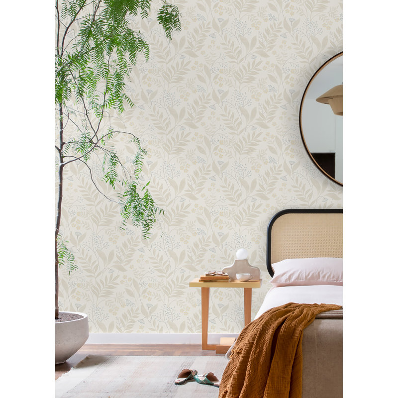 Papier peint adhésif Amanda, Beige